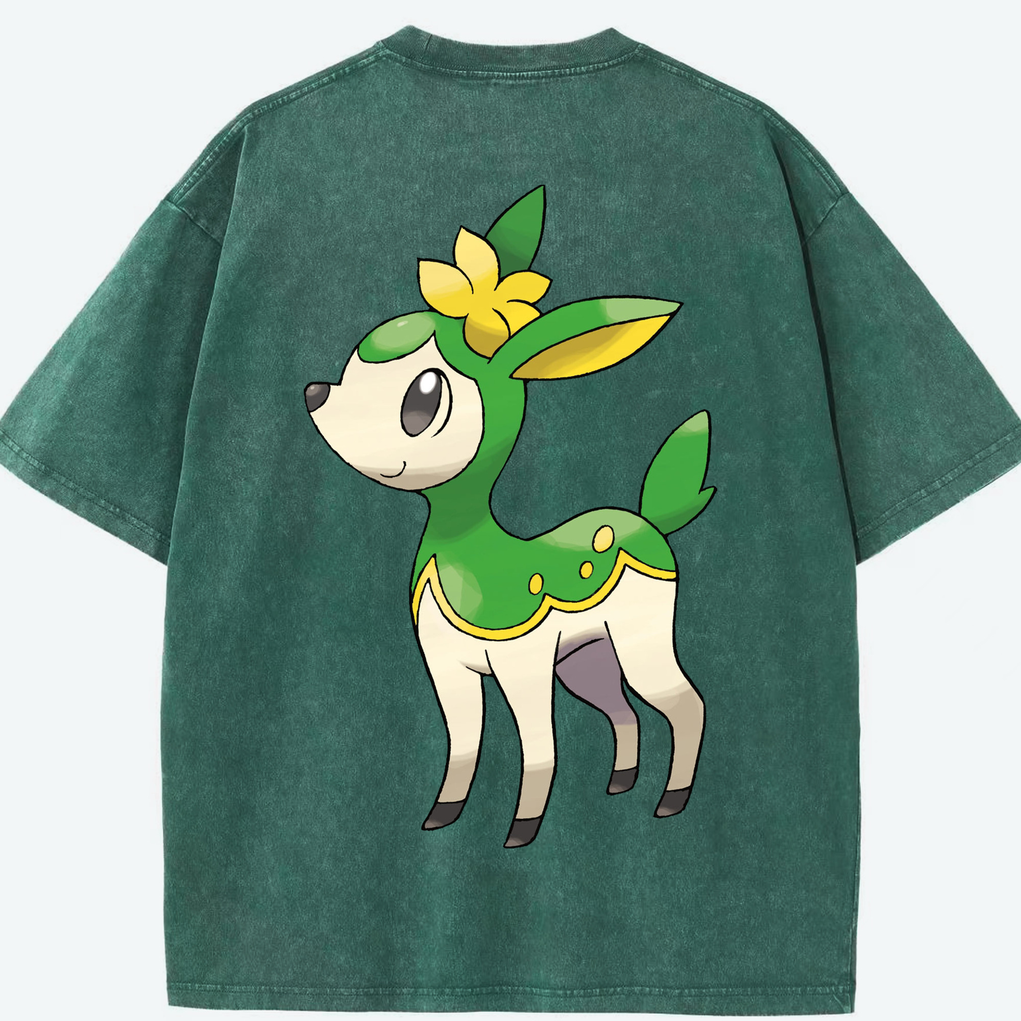 （画像用） ポケットモンスター Pokémon 綿100% ヴィンテージ風 半袖Tシャツ（背面プリント）